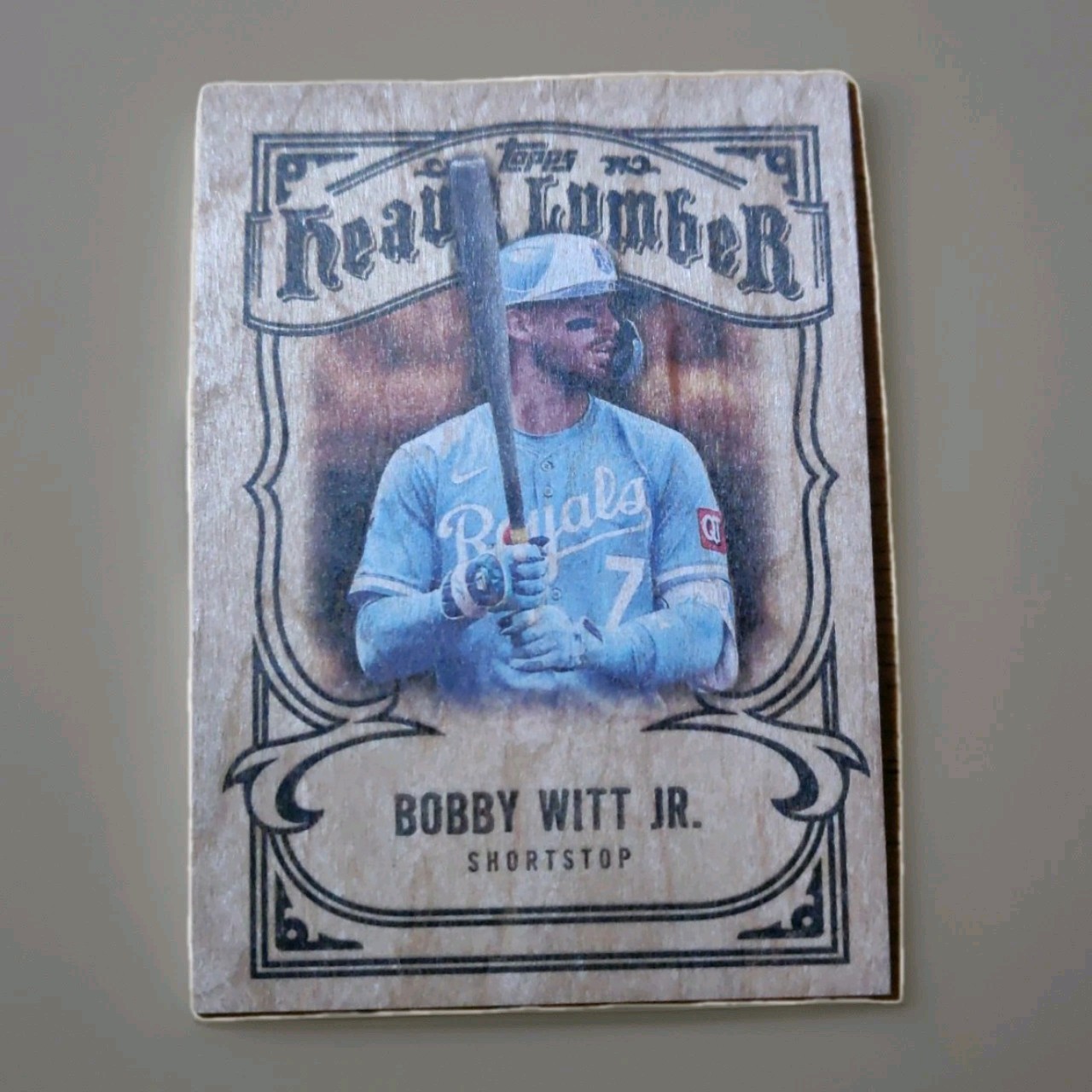 2026 Topps Series 1 Bobby Witt Jr. Heavy Lumber #HL-9 KC Royals Case Hit!