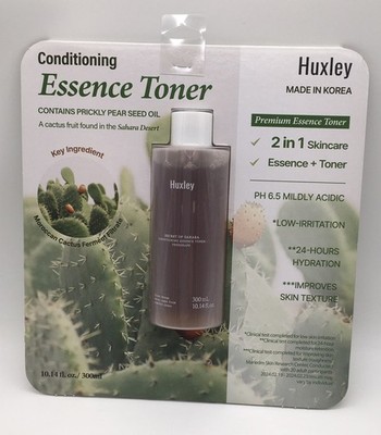HUXLEY PREMIUM ESSENCE TONER 2 IN 1 SKINCARE 10.14 OZ/300 EXP 09/27