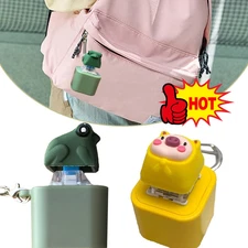 Cute--Croaking Frog Keychain,Rechargeable Stress-Relieving Clicky Keyboard NEW