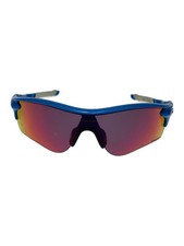 OAKLEY Sunglasses Sports Glasses Plastic BLU RED Men's OO9206-4038 Condition Con