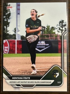 2025 Topps Now AUSL #31 Montana Fouts Talons