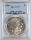 1902-S MORGAN DOLLAR S$1 PCGS AU 55
