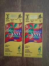1996 ATLANTA OLYMPICS ticket stub BASKETBALL 8/3/1996 USA DREAM TEAM GOLD +