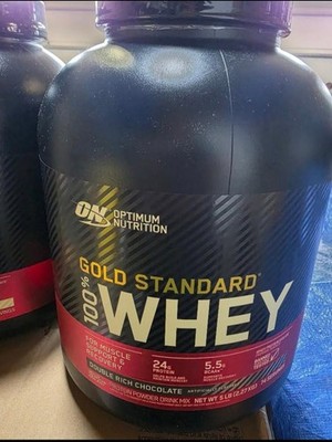 Optimum Nutrition Gold Standard Whey Protein Powder Double Rich Chocolate 5 lb