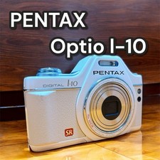 PENTAX Optio L-10 Pearl White Compact Digital Camera Retro Design Japan