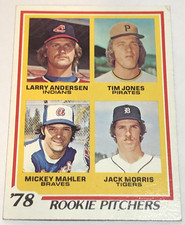 1978 Topps #703 Jack Morris HOF Rookie Card RC GOOD. rookie card picture