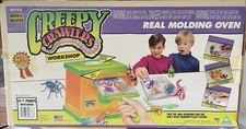Vintage Creepy Crawlers Workshop Oven w/ Box, Instructions  8 Metal Molds