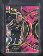 2024 Panini Select WNBA #104 Jordan Horston Prizms Pink Ice