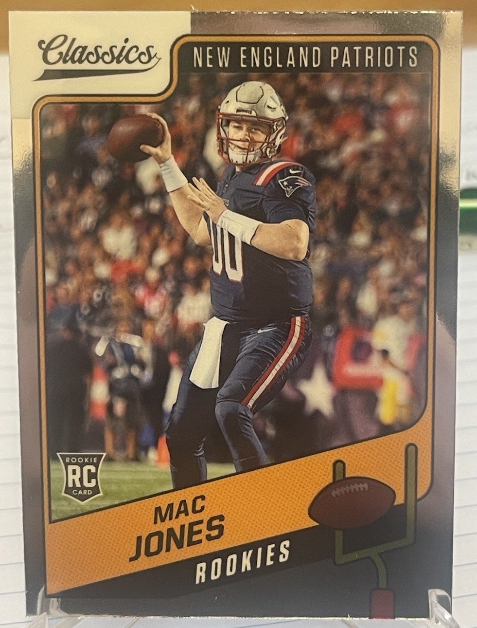 2021 PANINI CLASSICS 156 MAC JONES PREMIUM EDITION ROOKIE PATRIOTS 49ERS