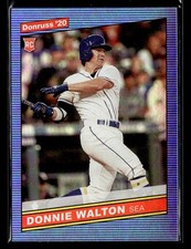 2020 Donruss Donnie Walton #252 Holo Blue Rookie