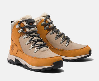 NEW Timberland Women Mt. Maddsen Mid SNOW Wheat WP Lined Hiking Boots Size 8
