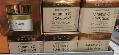 Australian Skin Clinic Brightening Vitamin C 24K Gold Cream 100ml Unisex 2PK