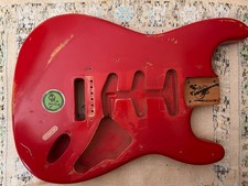 Guitarbuild Alder Stratocaster Body Made In Uk  1.77 Kg Nitro Finish