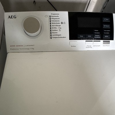 AEG 6000 Series Lavamat 7 kg Frontlader Waschmaschine Weiß Startzeitvorwahl