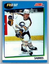 1991-92 Score Canadian Rob Ray Buffalo Sabres #610