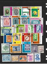 Sélection de timbres oblitérés du Paraguay