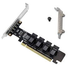 1 PCIe 4.0 Expansion Card 4 U.2 NVMe PCI-E X4/8/16 to SFF-8643 For Windows