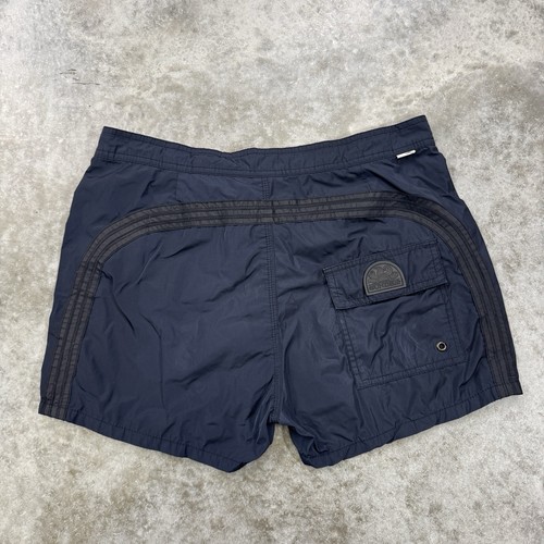 SUNDEK Shorts Mens 32 Blue Swim Trunks Board Surf Vintage Retro Preppy 3” Beach