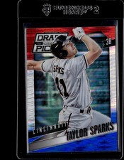 2014 Prizm Draft Picks Prizms Red White and Blue Pulsar #33 Taylor Sparks