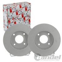 2X Ferodo 257Mm Bremsscheiben BelÜFtet Vorne Passend FüR Mitsubishi Lancer Nissa