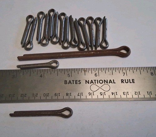 Vintage COTTER PINS LOT OF 15 1 5/8"  2 Longer Total Lot Of 17 ALL STEEL