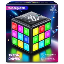 Rechargeable 15-in-1 Game Cube Handheld Brain...