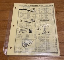 19551956 Ford Part Numbersparts Book 5556