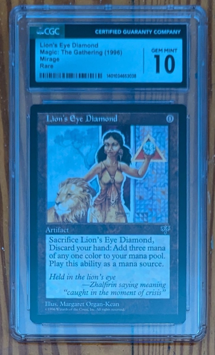 Lion's Eye Diamond マジック：ザ・ギャザリング Lion's Eye Diamond Mirage Rare Magic The Gathering MTG