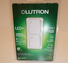 NEW Lutron Maestro Fan Control and Light Dimmer for Dimmable LED+ MACL-LFQH-WH
