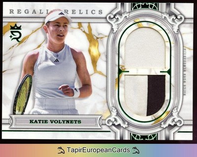 /5 Katie Volynets 2024 Topps Regalia Relics Tennis Event Used
