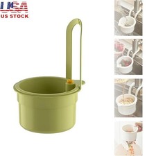 Touch-Free Kitchen Sink Strainer Automatic Drain Basket Space Saving Storage New