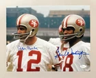 JOHN BRODIE GENE WASHINGTON SIGNED/AUTO'D SAN FRANCISCO 49ERS 11x14 PHOTO - JSA