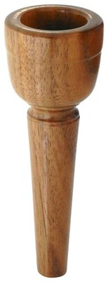 Mundstück Alphorn 22 mm Alphornmundstück Nuss Handarbeit Holz Bohrung Alpen
