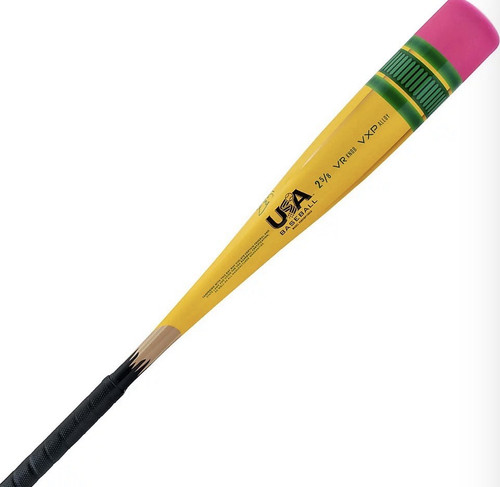 Victus VR VXP Alloy Youth Baseball Bat 30" 2 5/8" Yellow Pink Green Black USAB
