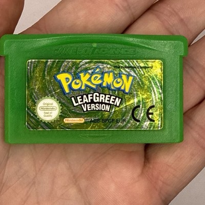 Pokémon Blattgrüne Version Nintendo Gameboy Advance Original UK PAL