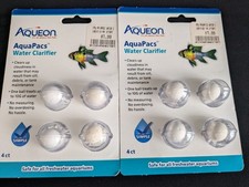 Aqueon Aquapacks Water Clarifier 2 Four Packs READ