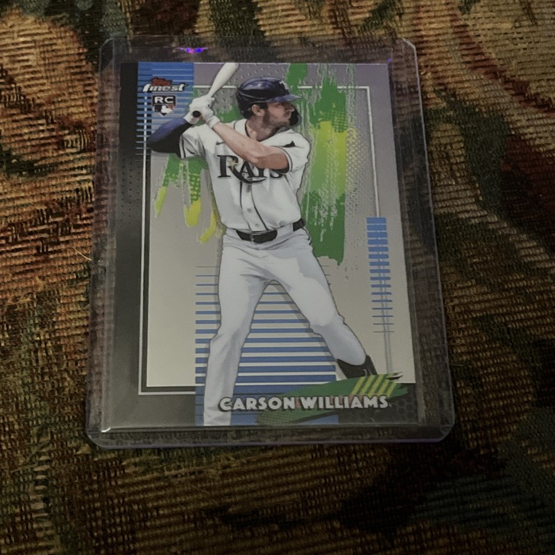Topps Finest 2026 Carson Williams Rookie Baseball Tampa Bay Rays 2026