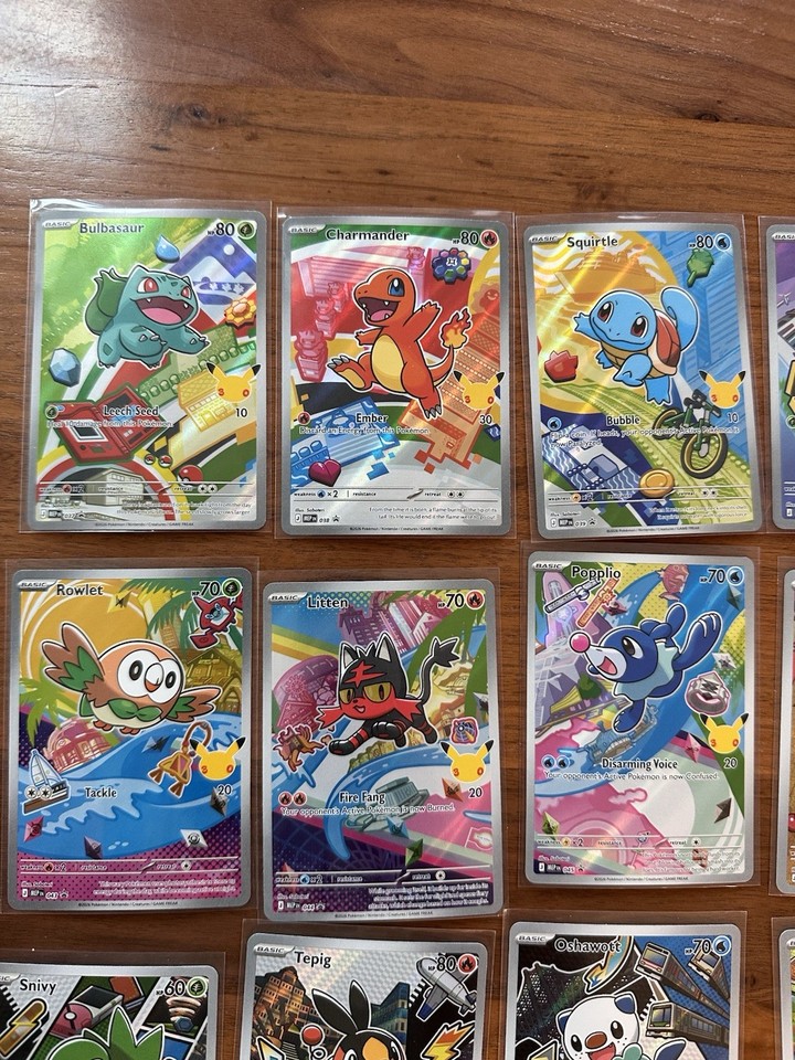 Pokemon First Partner Illustration FULL COMPLETE SET 27 Cards Series 1 ...