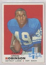 1969 Topps Johnny Robinson #145 HOF 2u3