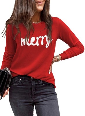 EVALESS Womens Crewneck Long Sleeve Tops Casual Polka Dots Tops Summer Spring...