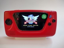 SEGA Game Gear Console - Red, recapped, new I...