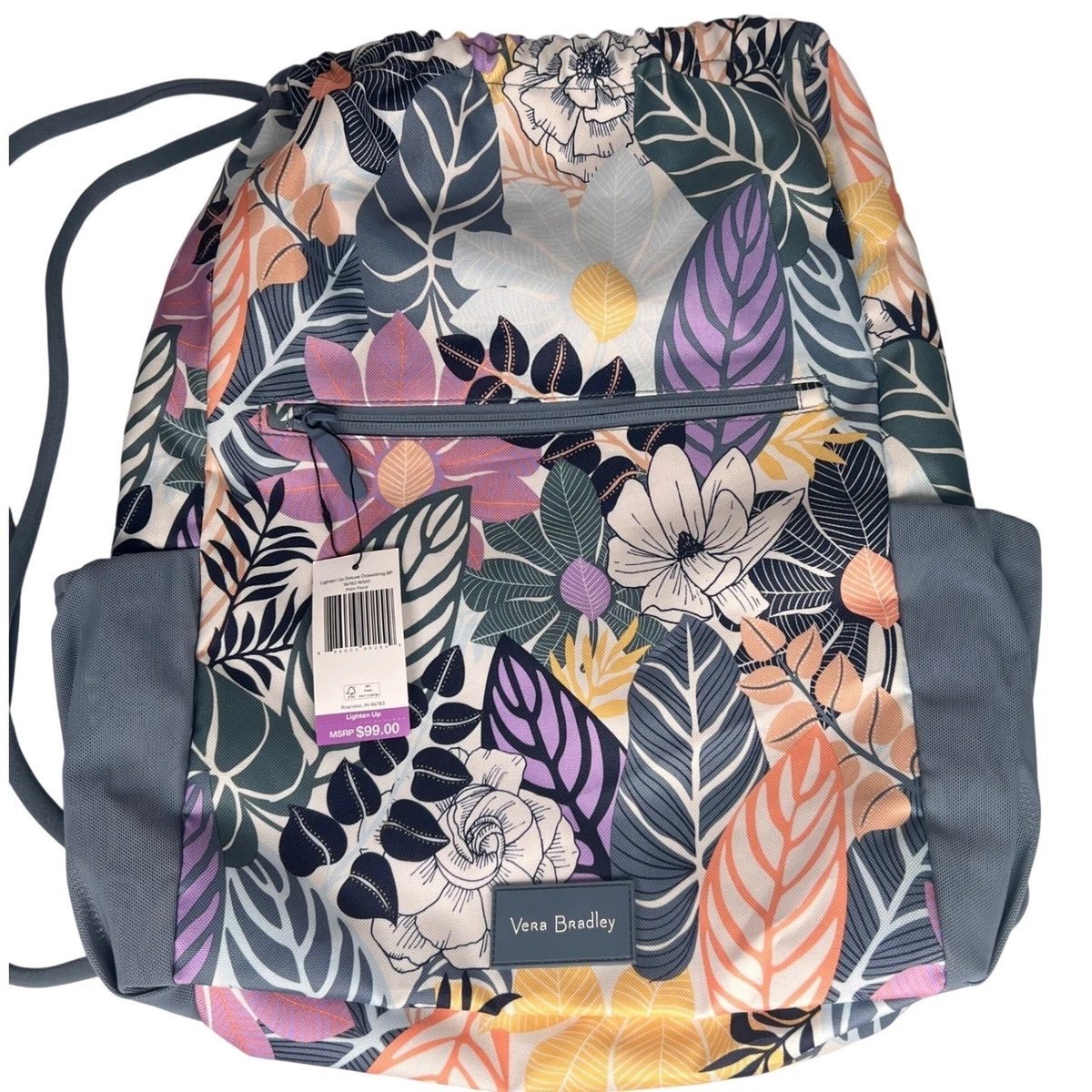 Vera Bradley Drawstring Backpack Bags & Handbags for Women 