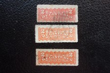 CANADA - timbre yvert/tellier lettres chargées n° 1 x3 obl (A110)