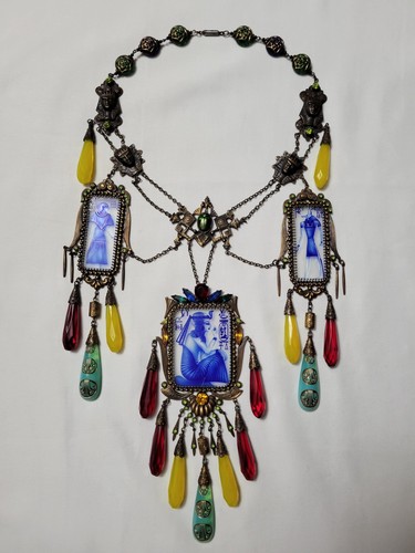 Egyptian Revival Edwardian SBK Necklace