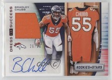 2018 Rookies & Stars Dress for Success Relics 26/99 Bradley Chubb Auto 1x9