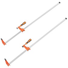 600lb 36in Bar Clamps 2.5in Throat, Cast Iron  Carbon Steel, 2-Pack