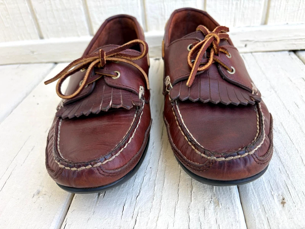 Ralph Lauren Boat Shoe Casual Shoes for Men with Upper Leather for