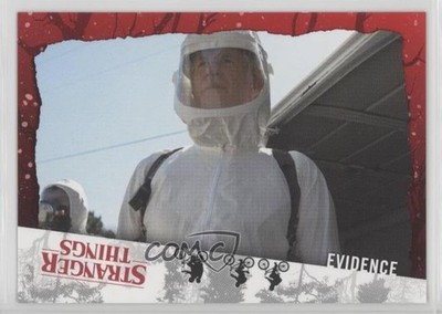 2019 Topps Stranger Things Welcome To The Upside Down Red 8/50 Evidence #9 1cc7