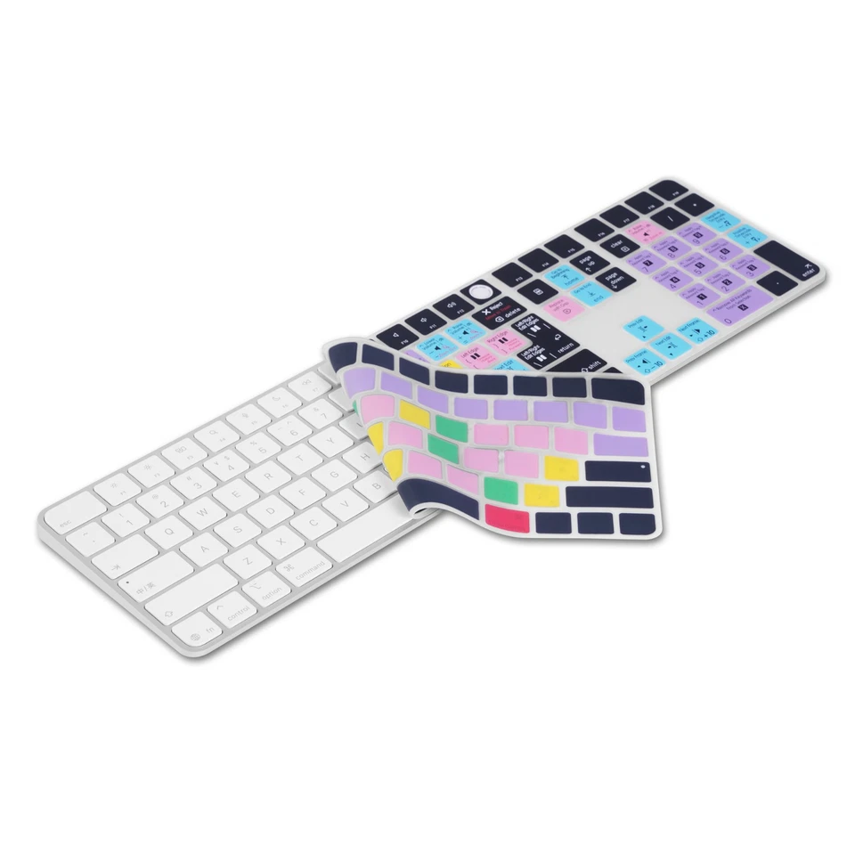 XSKN Final Cut Pro Keyboard Cover for 2024 Magic Keyboard and Numeric A3119 M4 - Image 3 of 4