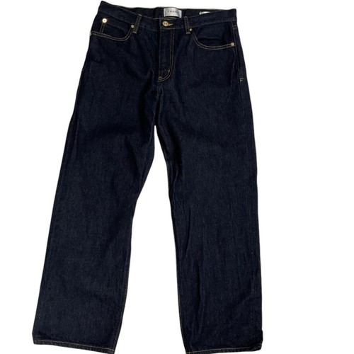 FRAME Jeans The Hang Crop in Rinse Sz 28 - Imagen 2 de 4